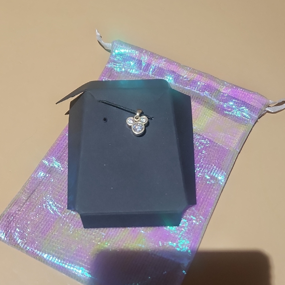 Gold-Tone Mickey Pendant Necklace - Gold